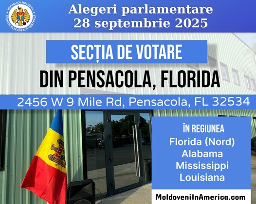 Sectia de votare din Pensacola Florida - Alegeri 2025