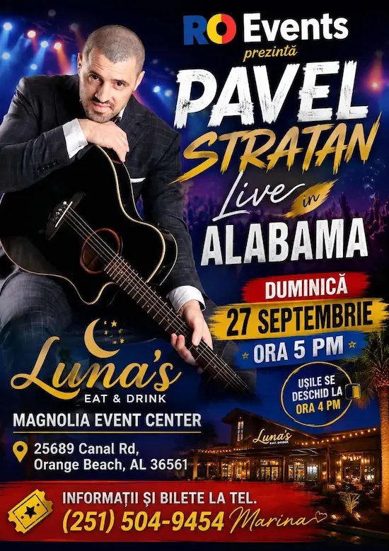 Pavel Stratan Concert Live Orange Beach Alabama 2026